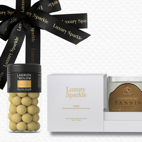 Limited Edition Luxury Scented Candle & Lakrids Gift Box Bundle