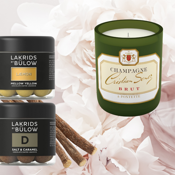 Limited Edition Luxury Scented Candle & Lakrids Gift Box Bundle